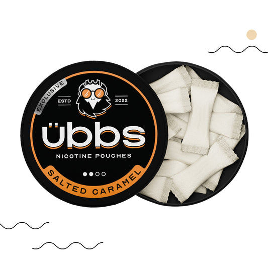 أكياس النيكوتين بالكراميل المملح من Übbs