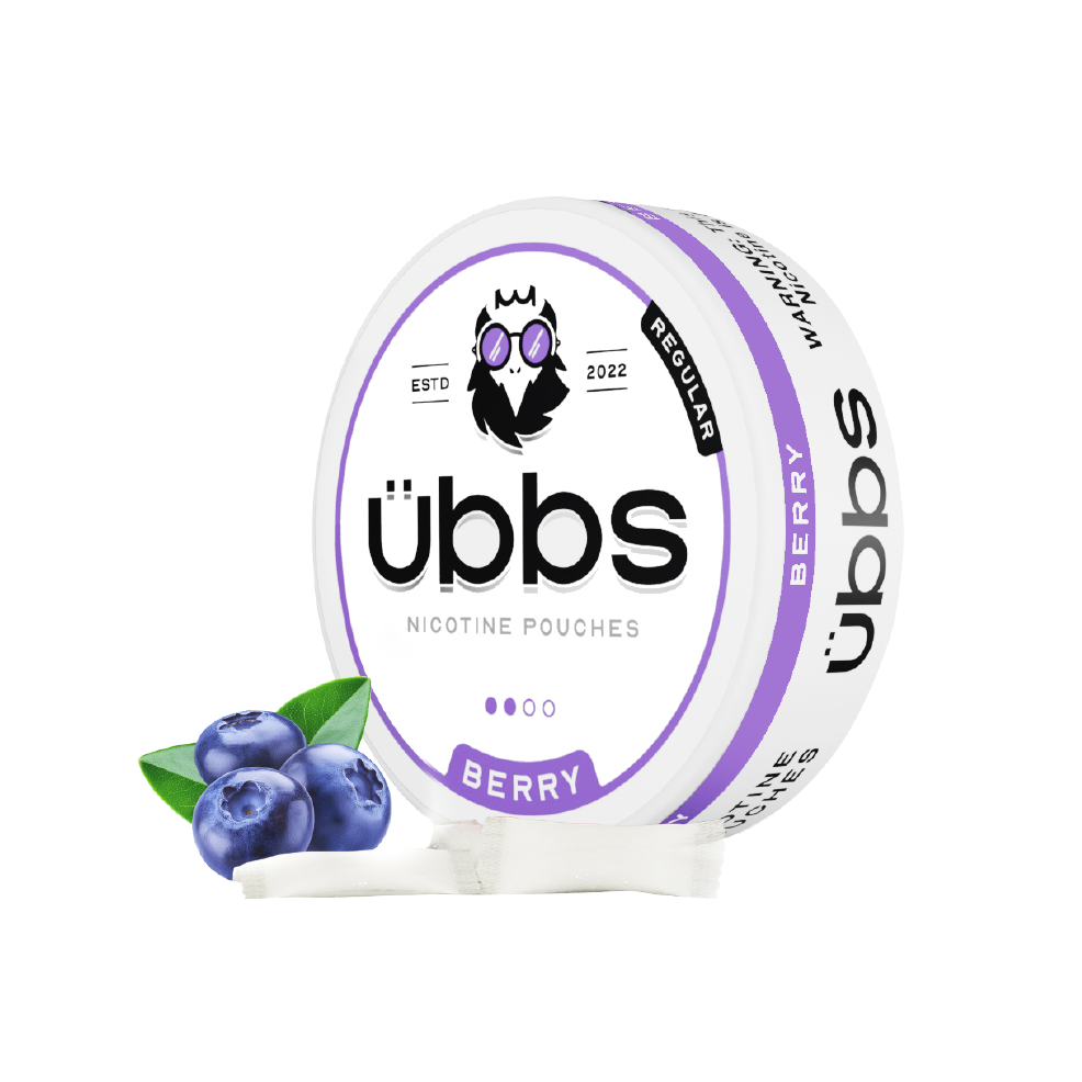 Berry Nicotine flavoured nicotine pouches | UBBS Pouches - 2