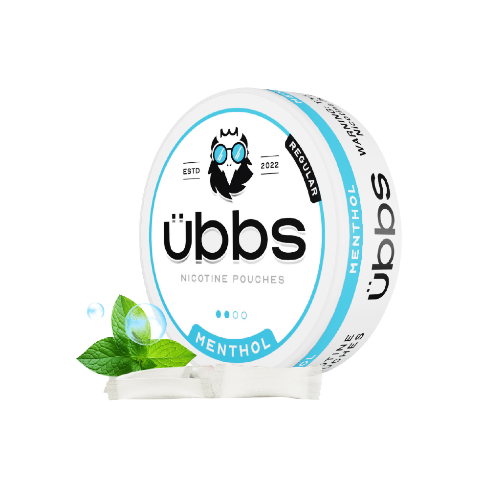 Menthol Nicotine flavoured nicotine pouches | UBBS Pouches - 2