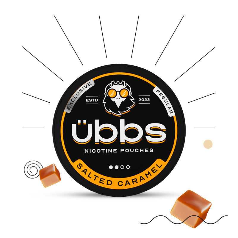 Salted Caramel flavoured nicotine pouches | UBBS Pouches - 2