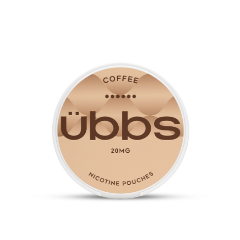 Coffee flavoured nicotine pouches  |  UBBS Pouches