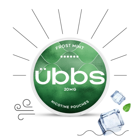 Frost Mint flavoured nicotine pouches | UBBS Pouches - 2