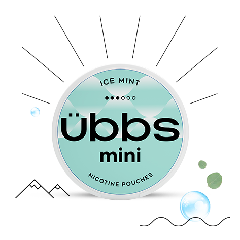 Ice Mint flavoured nicotine pouches | UBBS Pouches - 2