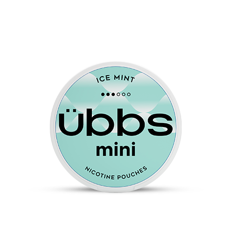 Ice Mint flavoured nicotine pouches  |  UBBS Pouches