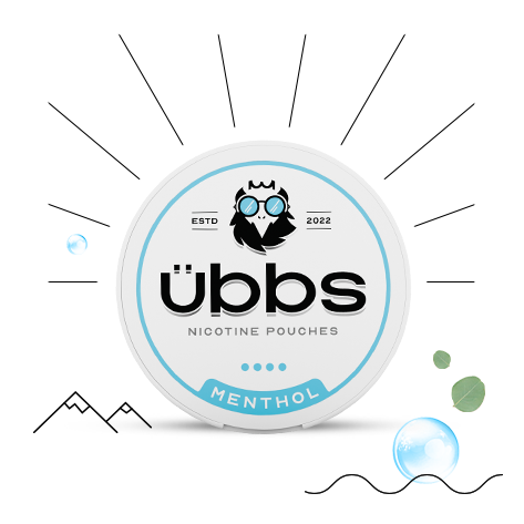 Menthol flavoured nicotine pouches | UBBS Pouches - 2