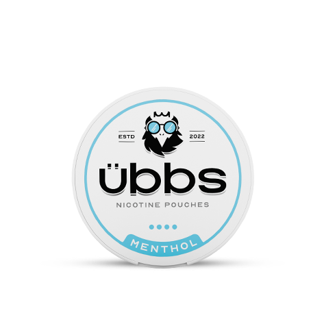 Menthol flavoured nicotine pouches  |  UBBS Pouches
